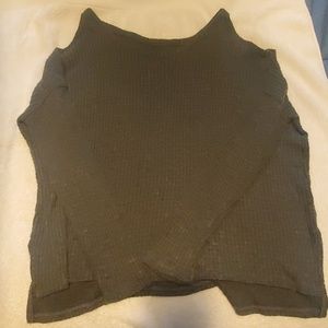 Open shoulder sweater